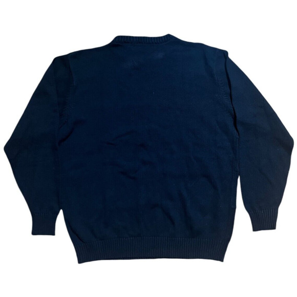 OSCAR DE LA RENTA Black Crewneck Knit Sweater XL - Picture 2 of 5